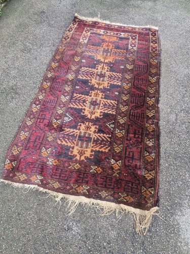 Oriental handknotted wool rug - oriental,