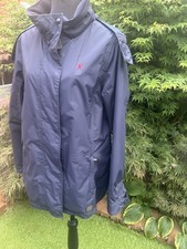 Joules Waterproof Navy Blue Dakota Jacket Size UK 16