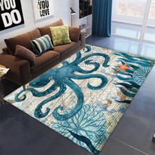Ocean Big Octopus Carpet