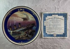 HOPE SURVIVES Plate Titanic:  Queen of the Ocean #14 James Griffin + COA 4010A