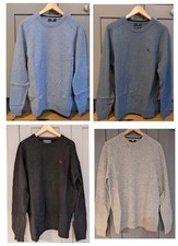 F & F mens Lambswool crew neck