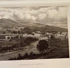 View of Llangollen and Castle