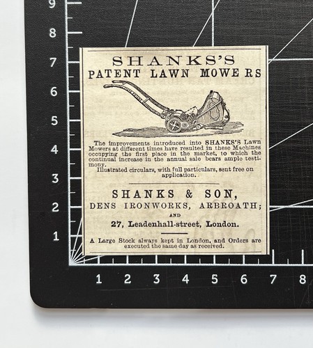 Shanks son patent lawn - son,