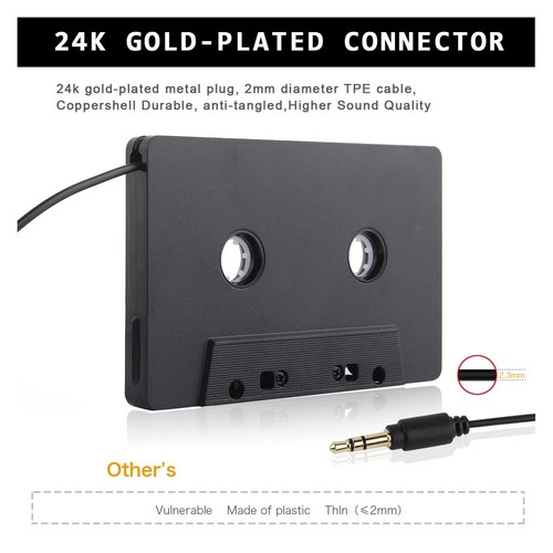 5mm car aux audio cassette - 3.5mm,