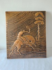 Vintage Copper Wall Picture Art Artwork Wall Hanging
