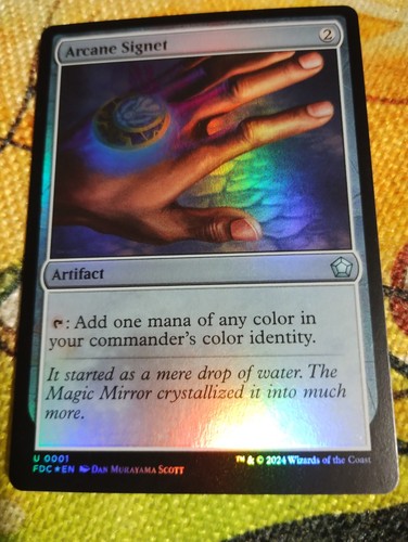 Foil arcane signet - arcane,