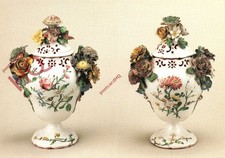 Postcard, Musee National De Ceramique, Veuve Perrin, Paire De Pots Pourris