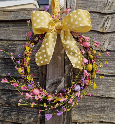 Handmade easter wreath - handmade,