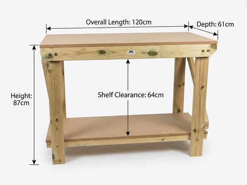 Work bench 4ft heavy - 4ft, duty