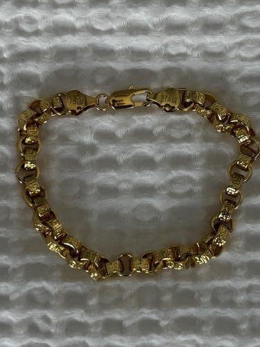 Inch gold bracelet marked - inch,