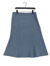 Cotswold Collections Women's Midi Skirt L Blue Cotton