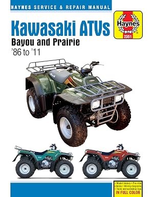 Kawasaki atvs bayou and - atvs,