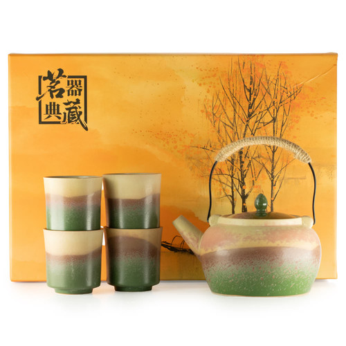 Japanese style ceramic teapot - ceramic,