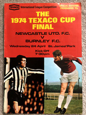 NEWCASTLE v  BURNLEY 1973/74 TEXACO CUP FINAL