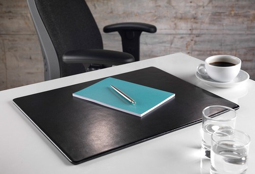 Leather conference table - conference, pad
