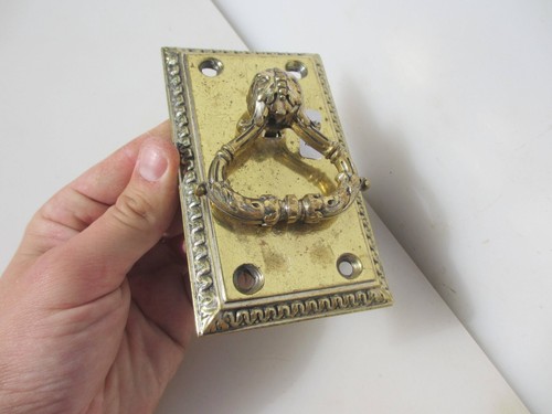 Victorian brass doorbell - victorian, pull