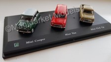 MINI 3-VEHICLE SET · MINI COOPER · MINI VAN · MINI PICKUP · CARARAMA · 1:72