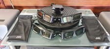 JVC PK-EM1 3D Emitter & PK-AG1 Glasses x 4