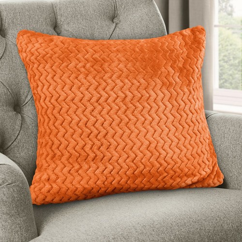 Modern ribbed chevron cushion - modern,