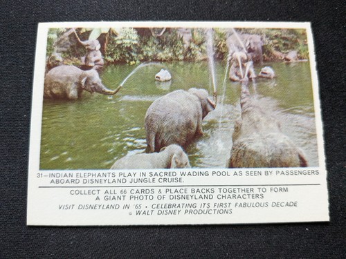 1965 donruss disneyland card - 1965, #