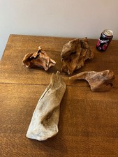 Driftwood Pieces x 4 heavy   "nugget" shapes. Bogwood  for viv, craft or Display