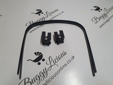BUGABOO Cameleon 2 PLASTIC HOLDER RODS & Clamps canopy hood fits 1 2 3 3+ Plus