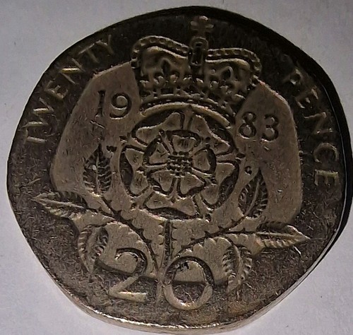 Super rare 1983 20p pence - super,