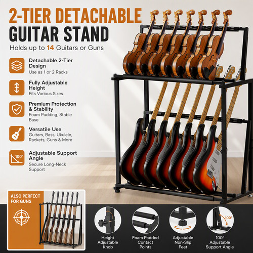 Multi guitar stand adjustable - multi,