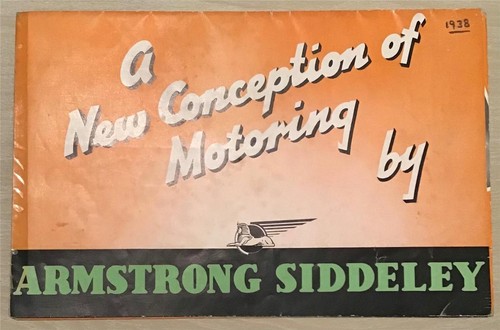 Armstrong siddeley car range - armstrong,