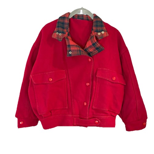 Vintage womens 80s - wool, bomber