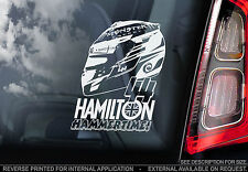 Lewis Hamilton - F1 Car Window Sticker - 'HAMMERTIME' - Mercedes Formula 1 - V02