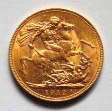 Australia.  1912 Perth - Sovereign.  Near Full Lustre - gEF/aUNC