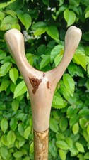 Hazel thumbstick walking stick