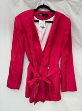 Zara | Metallic Fuchsia Belted