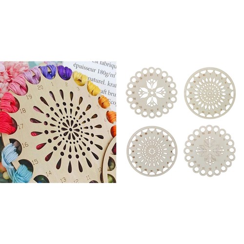 Wood embroidery floss - embroidery,