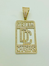 9ct Yellow Solid Gold CZ Dream Chaser Pendant