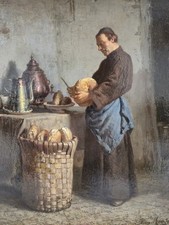 Oil painting antique Franz