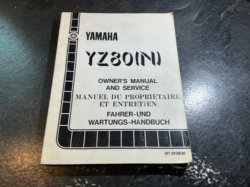 1985 yamaha yz80 - yz80, factory