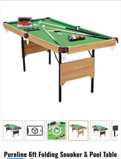 Pureline 6ft Folding Snooker &
