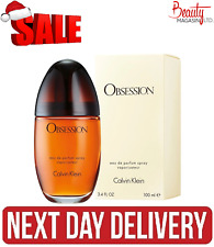 CK Calvin Klein Obsession For Women Eau De Parfum Spray 100Ml- NEXT DAY DELIVERY
