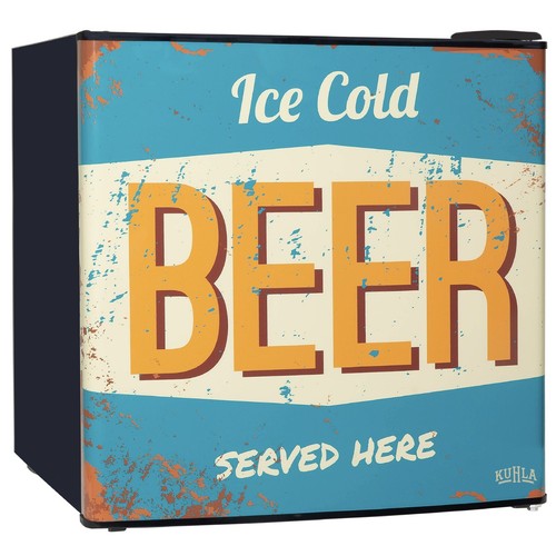 Kuhla black mini fridge - kuhla,