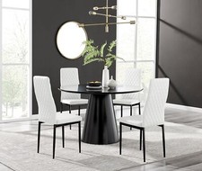PALMA Black Semi-Gloss Round