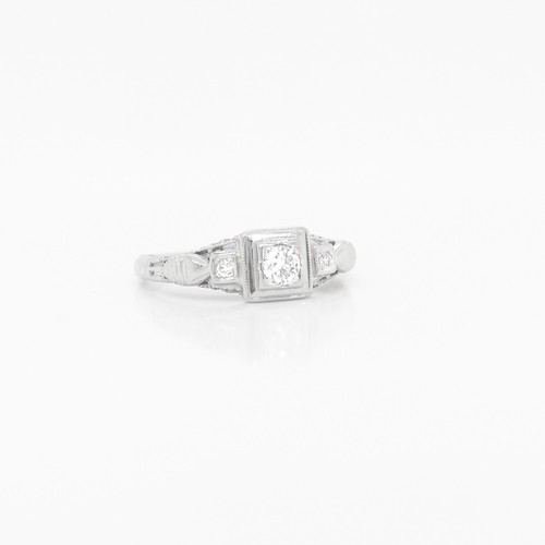 Antique art deco - art, 14k