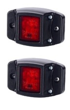 2 x 12/24V LED Red Marker