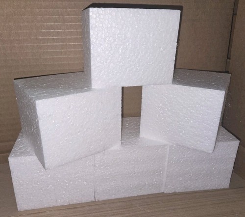 Styrofoam squares floral - squares,