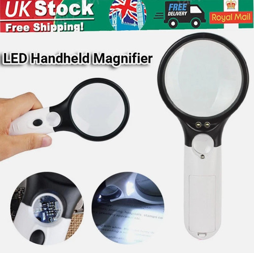 Handheld 45x magnifier reading - handheld,