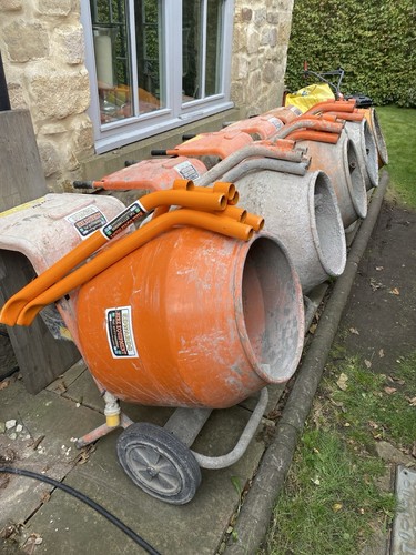 Cement mixer and stand - mixer,