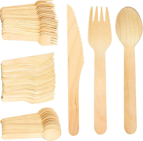 Wooden forks spoons - wooden,