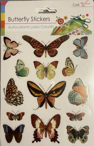Butterfly craft stickers - craft,