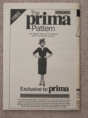 Prima sewing april 2014 dress - april,